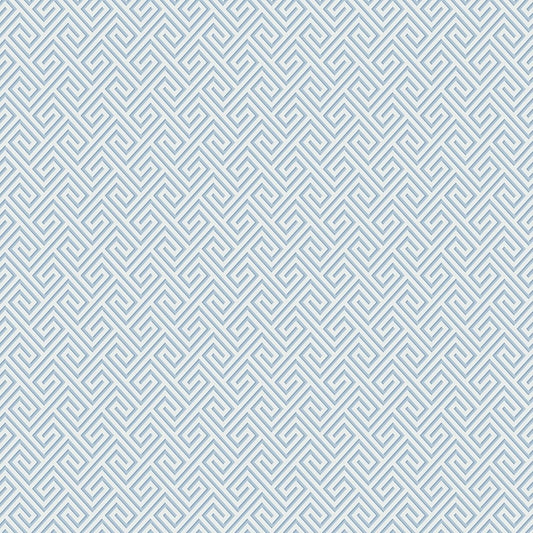 Order MB32012 Beach House Beach Keys Blue Oasis Geometric Greek Key by Seabrook Wallpaper