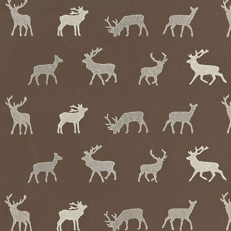 Purchase sample of 67161 Caribou Embroidery, Java by Schumacher Fabric