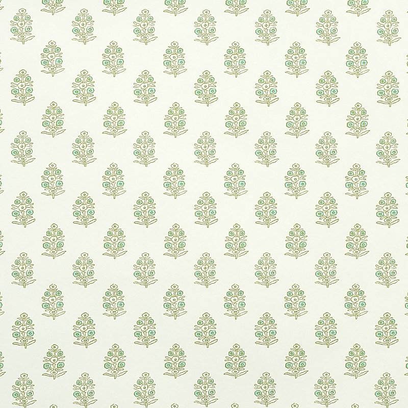 Buy 5011931 Aditi Green Schumacher Wallcovering Wallpaper