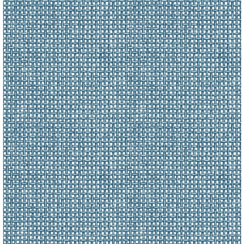 Sample 4014-26442 Seychelles, Zia Blue Basketweave Wallpaper by A-Street Prints Wallpaper
