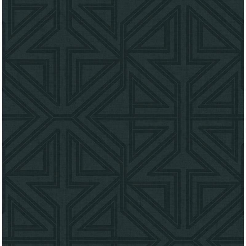 Sample 2975-26228 Scott Living II, Kachel Teal Geometric by A-Street Prints Wallpaper