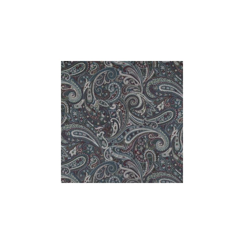 Search F3493 Royal Blue Blue Paisley Greenhouse Fabric