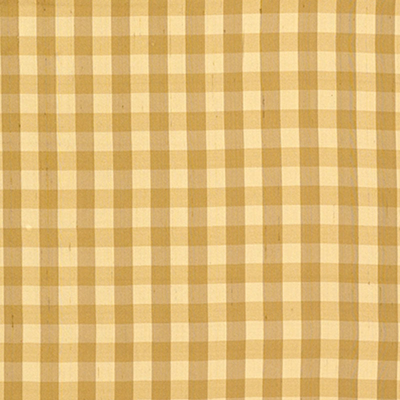 Purchase sample of 3439001 Inglebury Silk Check, Coin by Schumacher Fabric