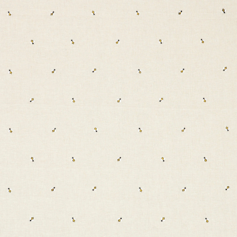 Order 78420 Honey Bee Embroidery Natural by Schumacher Fabric