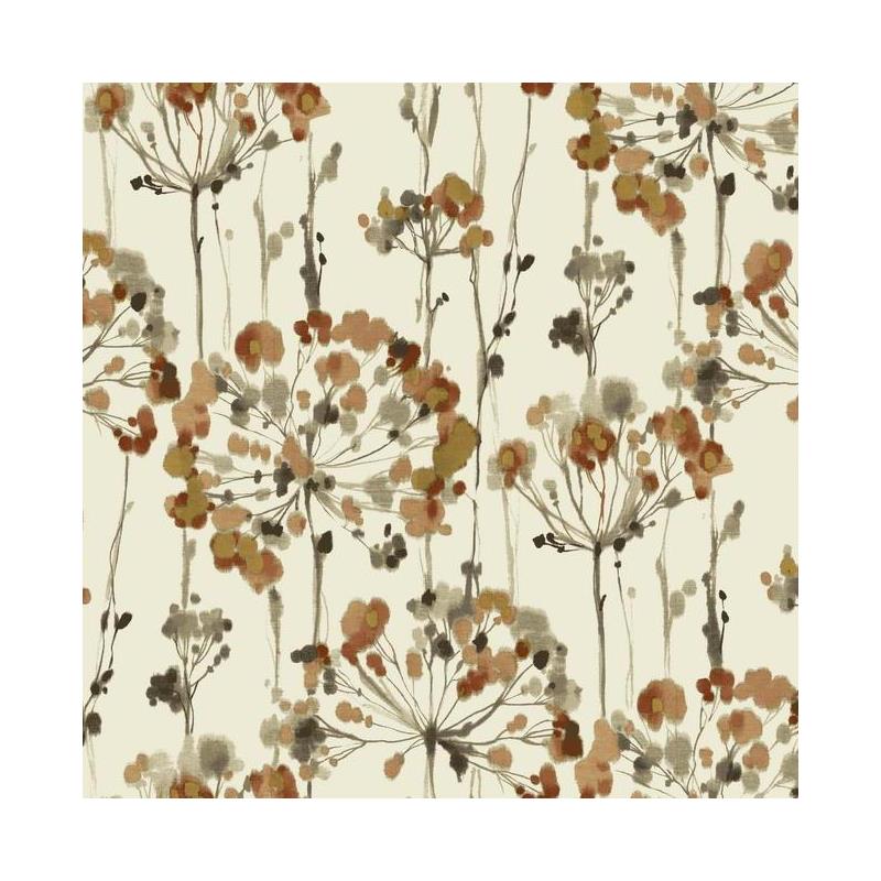 Sample CN2105 Modern Artisan, Flourish color Cream, Floral by Candice Olson Wallpaper