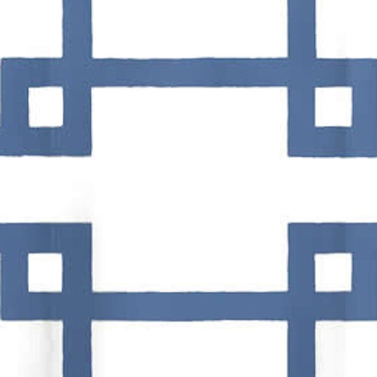 Acquire 300409WWP Brighton New Navy on White  by Quadrille Wallpaper