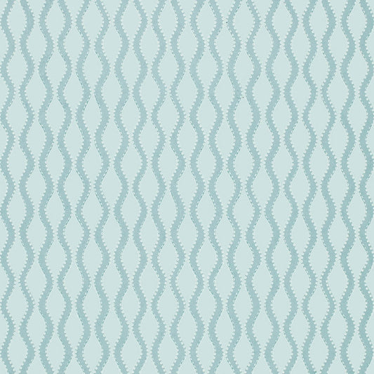 Acquire 5005162 Ribbon Wave Aqua Schumacher Wallpaper