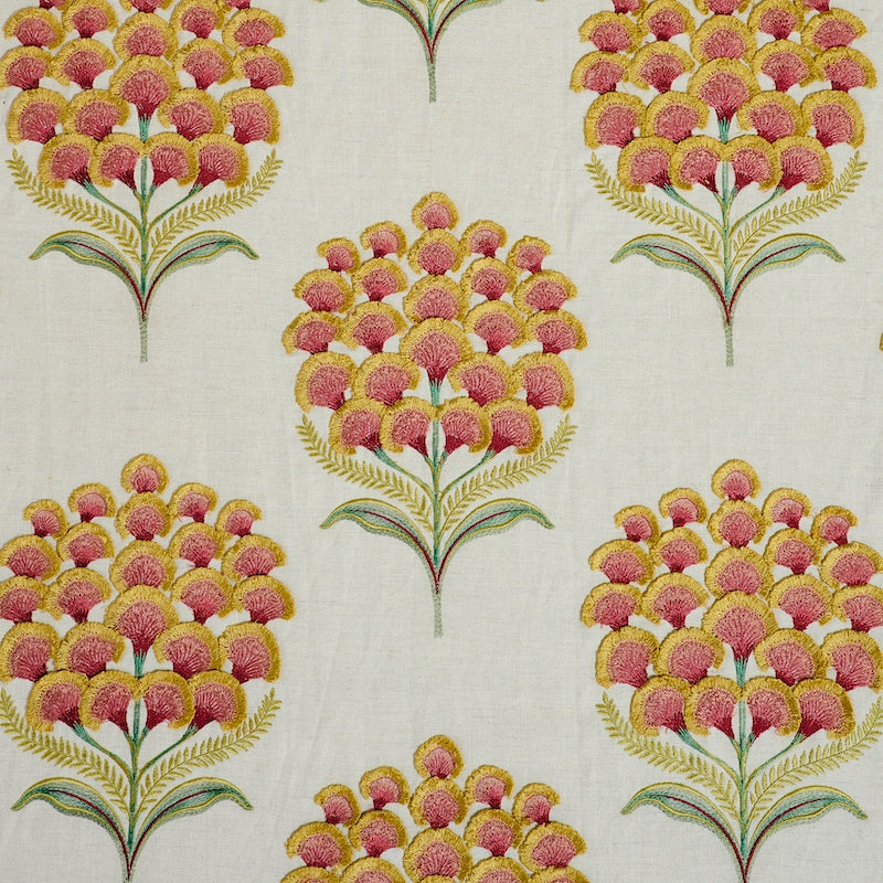 Order 78812 Aurelia Embroidery Natural by Schumacher Fabric
