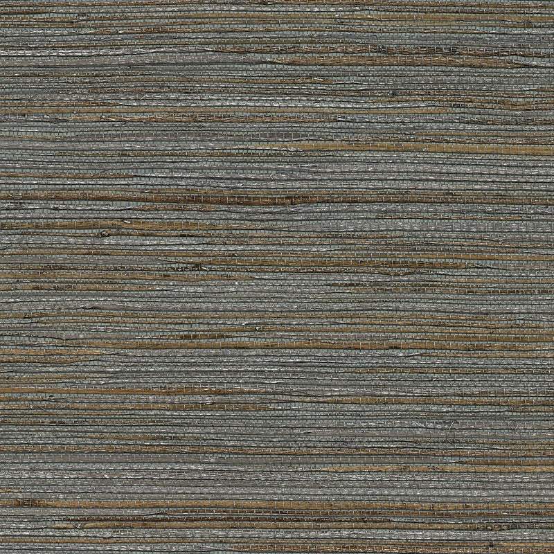 Sample 2732-80085 Canton Road, Shandong Slate Ramie Grasscloth by Kenneth James Wallpaper