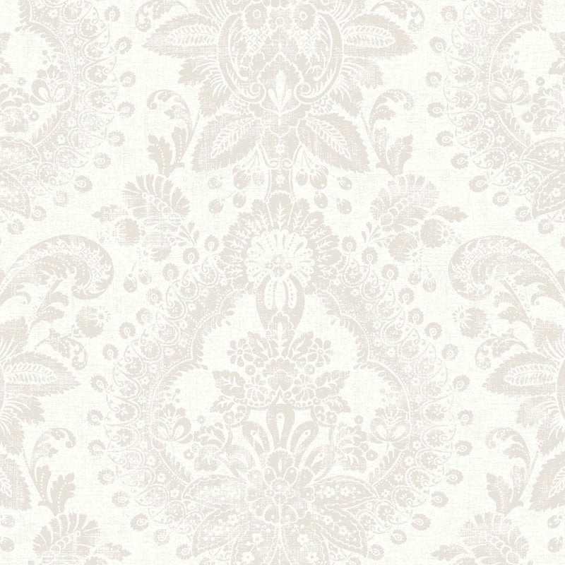 Shop 1918 Boudoir Medallion Grey by Borastapeter Wallpaper