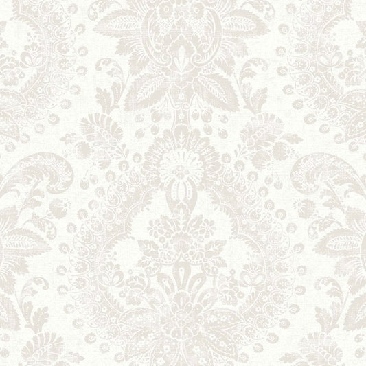 Shop 1918 Boudoir Medallion Grey by Borastapeter Wallpaper