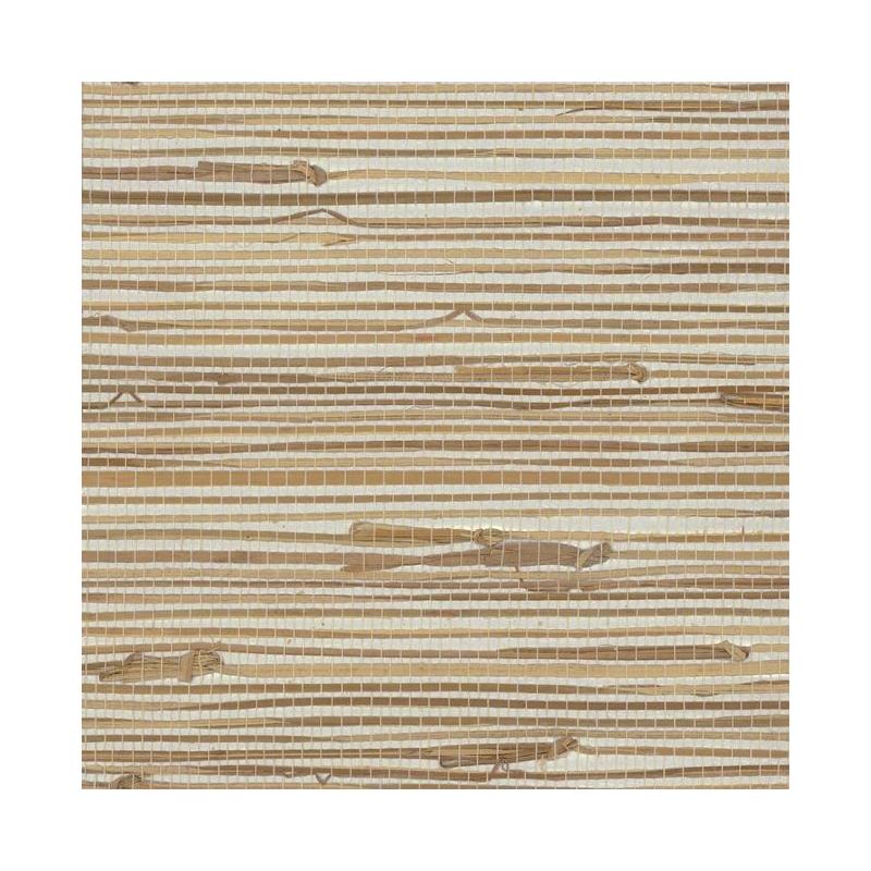 Sample VG4441 Grasscloth by York II, Wide Knotted Grass color Metallic Grasscloth by York Wallpaper