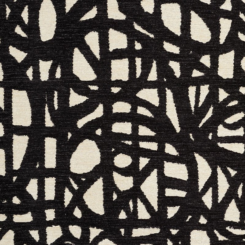 Purchase sample of 76711 Momentum, Black by Schumacher Fabric