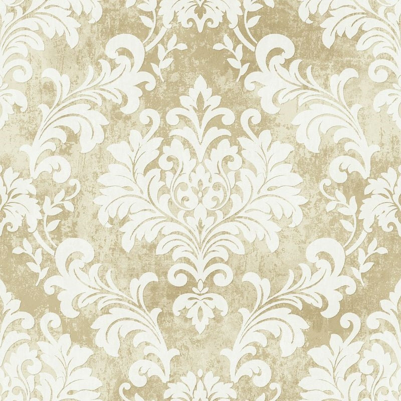 Acquire RN72205 Jaipur 2 Framed Damask by Wallquest Wallpaper