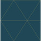 Search 2763-24228 Moonlight Teal Geometric A-Street Prints Wallpaper
