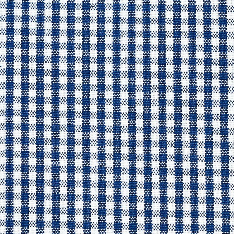 Purchase sample of 64628 Barnet Cotton Check, Navy by Schumacher Fabric