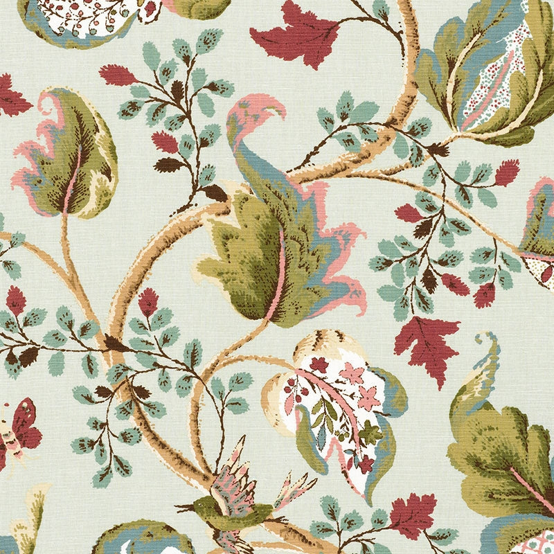 Purchase sample of 2639645 Fox Hollow, Robin'S Egg by Schumacher Fabric