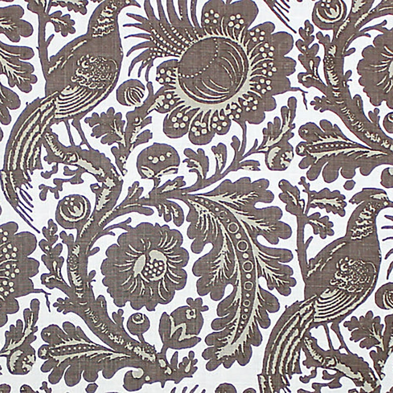 Sample SC 00046218M Resist Print, Taupe by Scalamandre Fabric