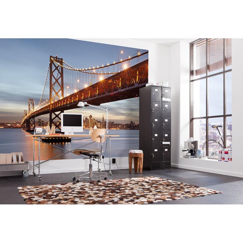 8-733 Colours  Bay Bridge Wall Mural by Brewster,8-733 Colours  Bay Bridge Wall Mural by Brewster2