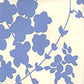 Sample 4100-09WP Lysette, French Blue on Off White by Quadrille Wallpaper