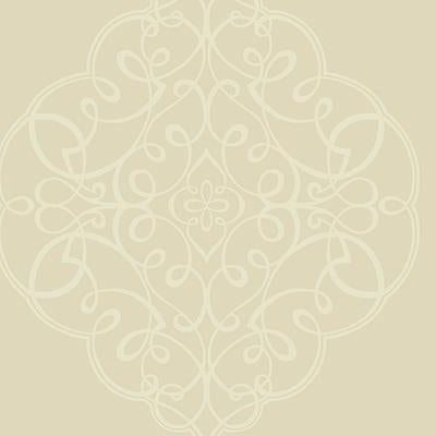 Order CB23903 Bancroft Off White Medallion by Carl Robinson Wallpaper