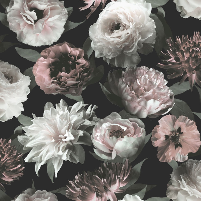 Sample DD139169 Design Department, Contessa Blush Flowers Wallpaper by Brewster
