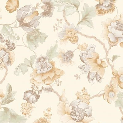 Acquire WC51905 Willow Creek Browns Floral by Seabrook Wallpaper