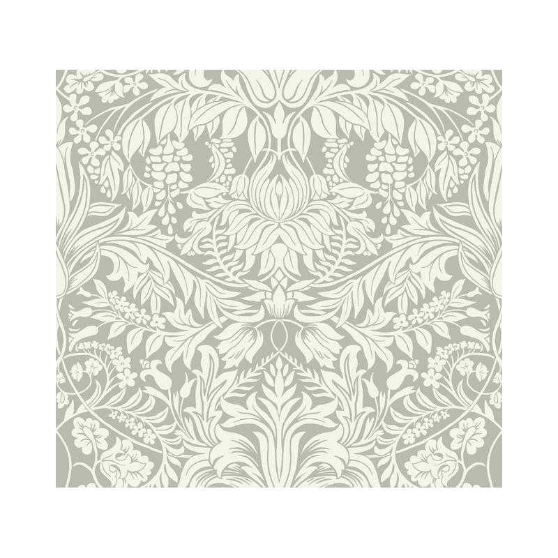 Sample AC9195 Lockwood Damask, Arts and Crafts by Ronald Redding Wallpaper