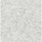 Sample 4014-26402 Seychelles, Aldabra Grey Textured Geometric Wallpaper by A-Street Prints Wallpaper