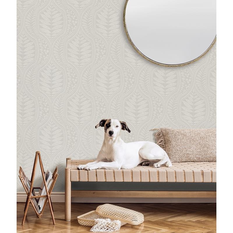 SLS3982 Scott Living Green Foliate Peel &amp; Stick Wallpaper by NuWallpaper2