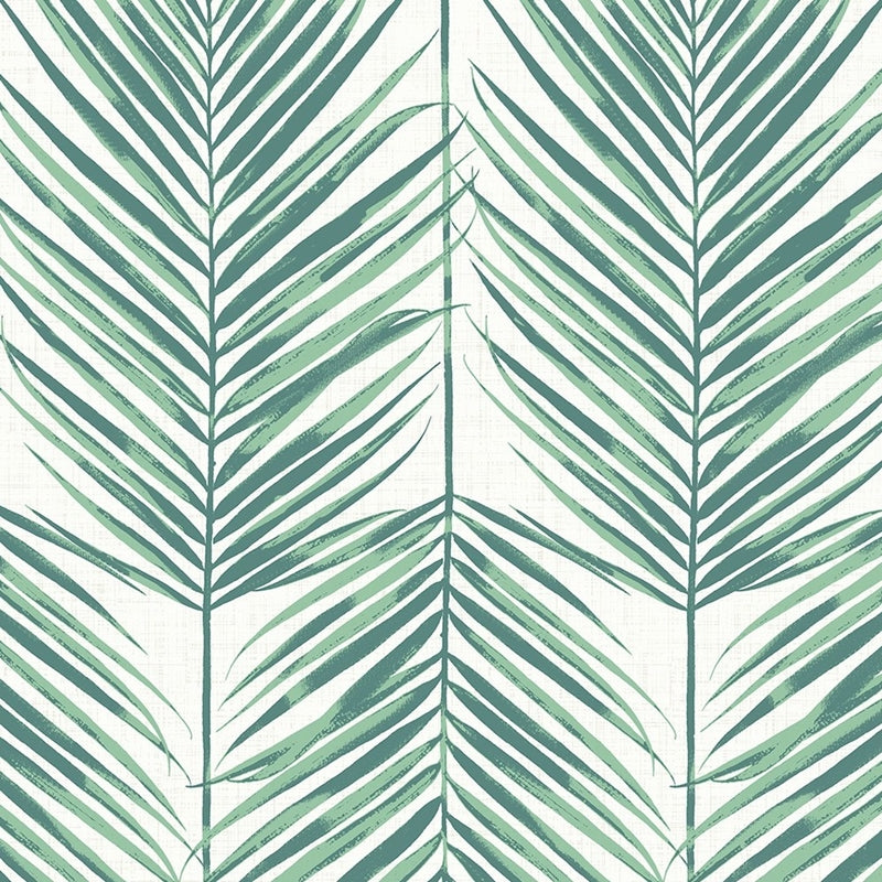 Sample MB30014 Beach House Paradise, Tropic Green Leaves Leaf by Seabrook Wallpaper
