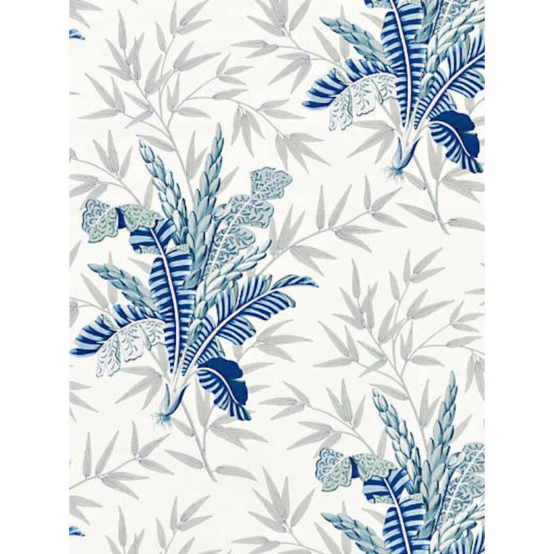 JP 00034485 Malay Bahar Porcelain Blue by Old World Weavers Fabric