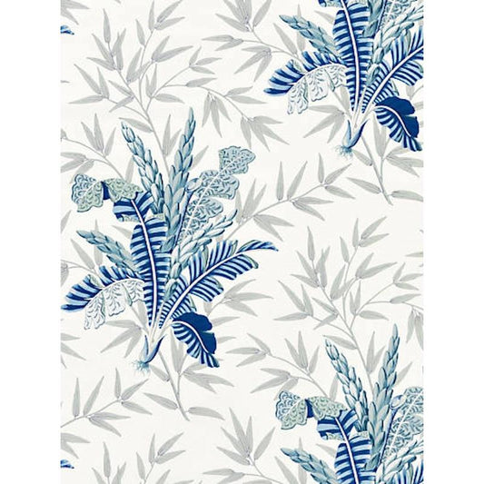 JP 00034485 Malay Bahar Porcelain Blue by Old World Weavers Fabric