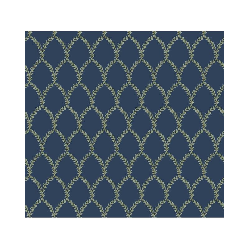 Sample RI5179 Rifle Paper Co. Laurel Navy York Wallpaper