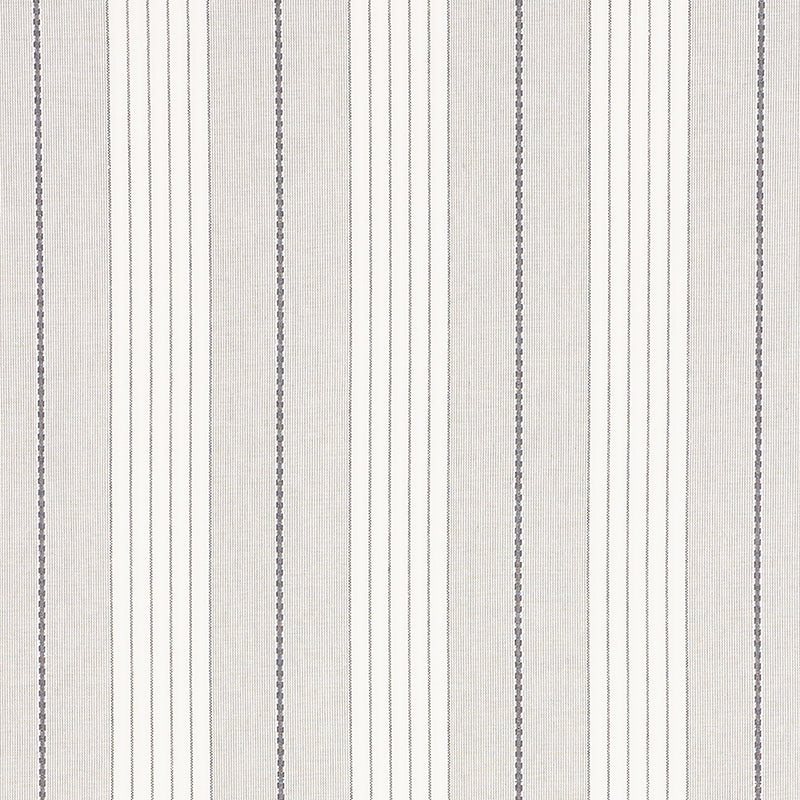 Purchase sample of 71372 Audrey Stripe, Grey by Schumacher Fabric
