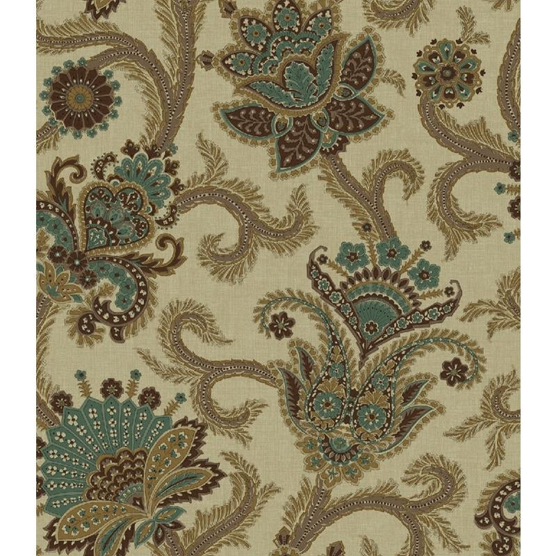Save CB10804 Angel Brown Floral by Carl Robinson Wallpaper