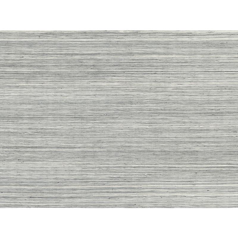 Sample 2829-82024 Fibers,  Baishin Silver Grasscloth Wallpaper by A Street Prints