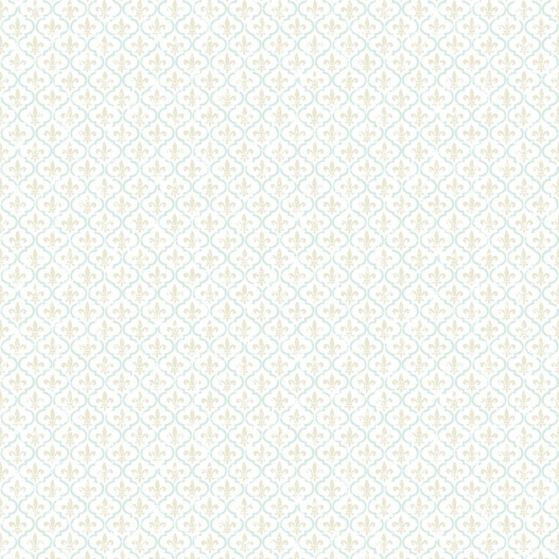 Sample FS50504 Spring Garden Small Fleur De Lys Wallquest