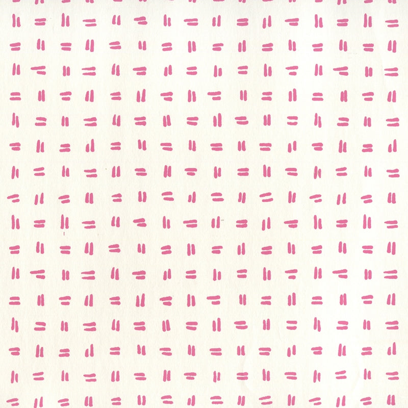 Sample AP880-05AWP Tate, Pink on Almost White by Quadrille Wallpaper