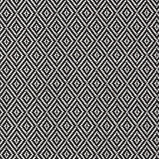 View F0898-01 Bw1025 Black/White by Clarke And Clarke Fabric