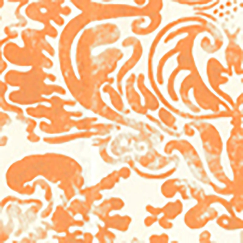 Save 2330-31WP San Marco New Shrimp on Off White by Quadrille Wallpaper