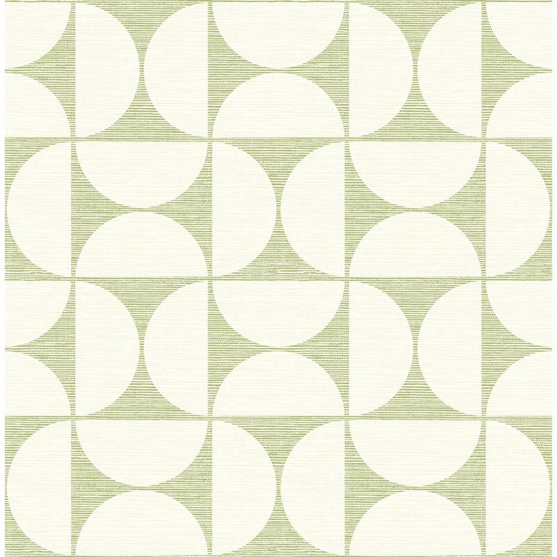 Acquire 2904-25670 Fresh Start Kitchen & Bath Deedee Green Geometric Faux Grasscloth Wallpaper Green Brewster