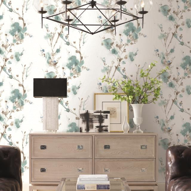 Purchase Psw1102Rl Simply Candice Botanical Blue Peel And Stick Wallpaper