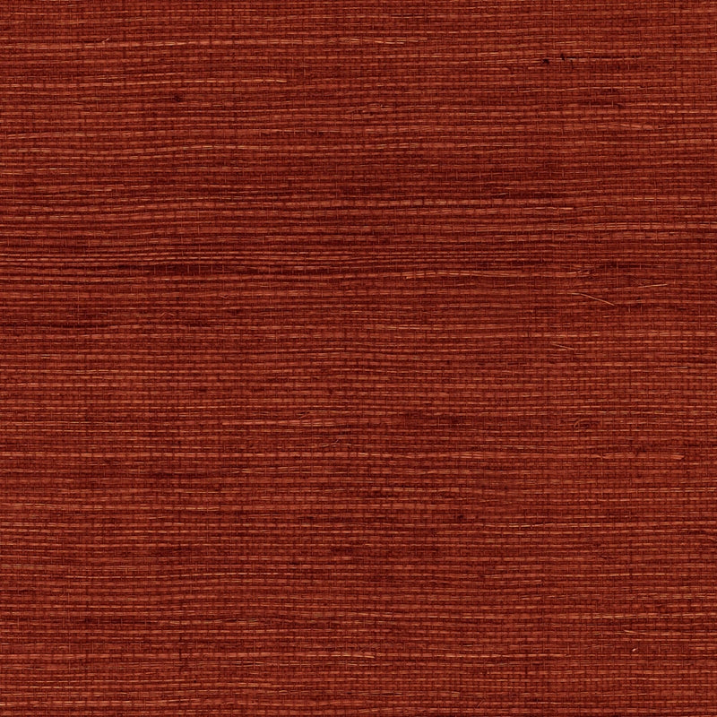 Sample LN11801 Luxe Retreat, Sisal Grasscloth Red by Lillian August