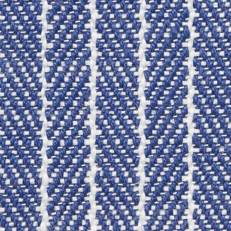 View 76672 Garter Stripe Blue Schumacher Fabric