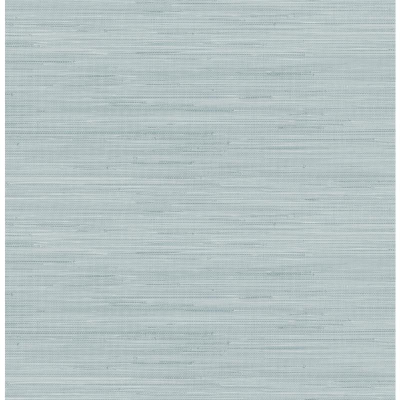 SSS4573 Society Social Sky Blue Classic Faux Grasscloth Peel &amp; Stick Wallpaper by NuWallpaper