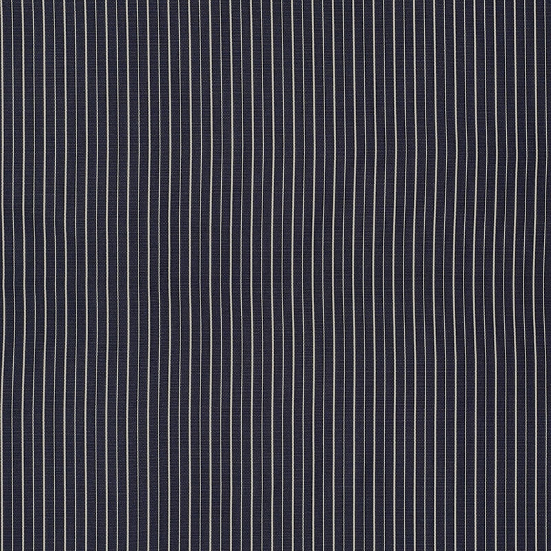 Purchase sample of 70890 Ostia Stripe, Navy  Ivory by Schumacher Fabric