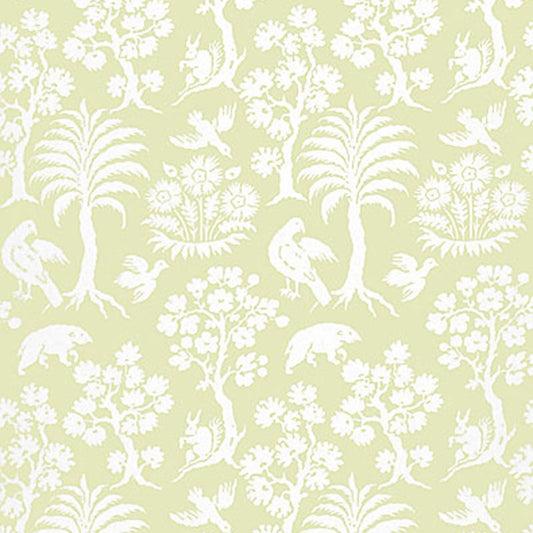 Order 5004352 Palm Damask Willow Schumacher Wallpaper