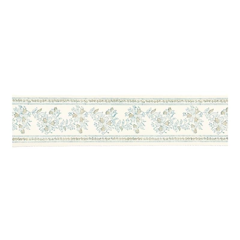 Sample SC 0001T3327 Citra Block Print Tape by Scalamandre Fabric