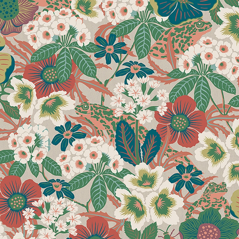 Sample 2086 Kvackstepp, Multi By Borastapeter Wallpaper